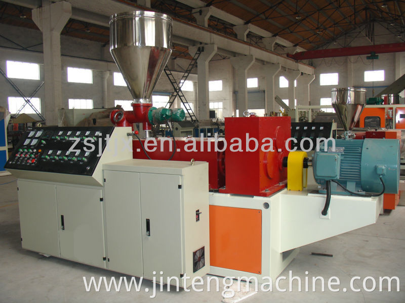 92/188 conical twin screw extruder for PVC pipe,profile,sheet,wood,granules,wpc/conical twin extruder